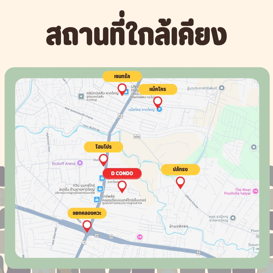 ปิดการเช่าเดือน คอนโด ชั้น 5 คลองหวะ - Image 14