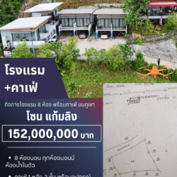 152 ลบ ขาย โรงแรม พร้อมคาเฟ่ แก้มลิง ใกล้ มอ. <<{มีภาพมุมสูง}>>